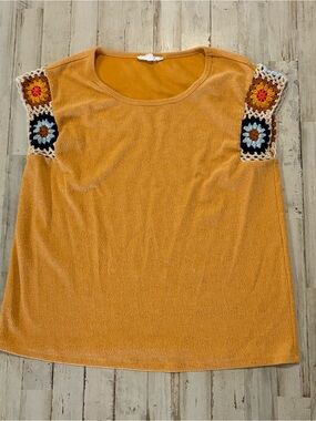 THML Crochet Cap Sleeve Size Large